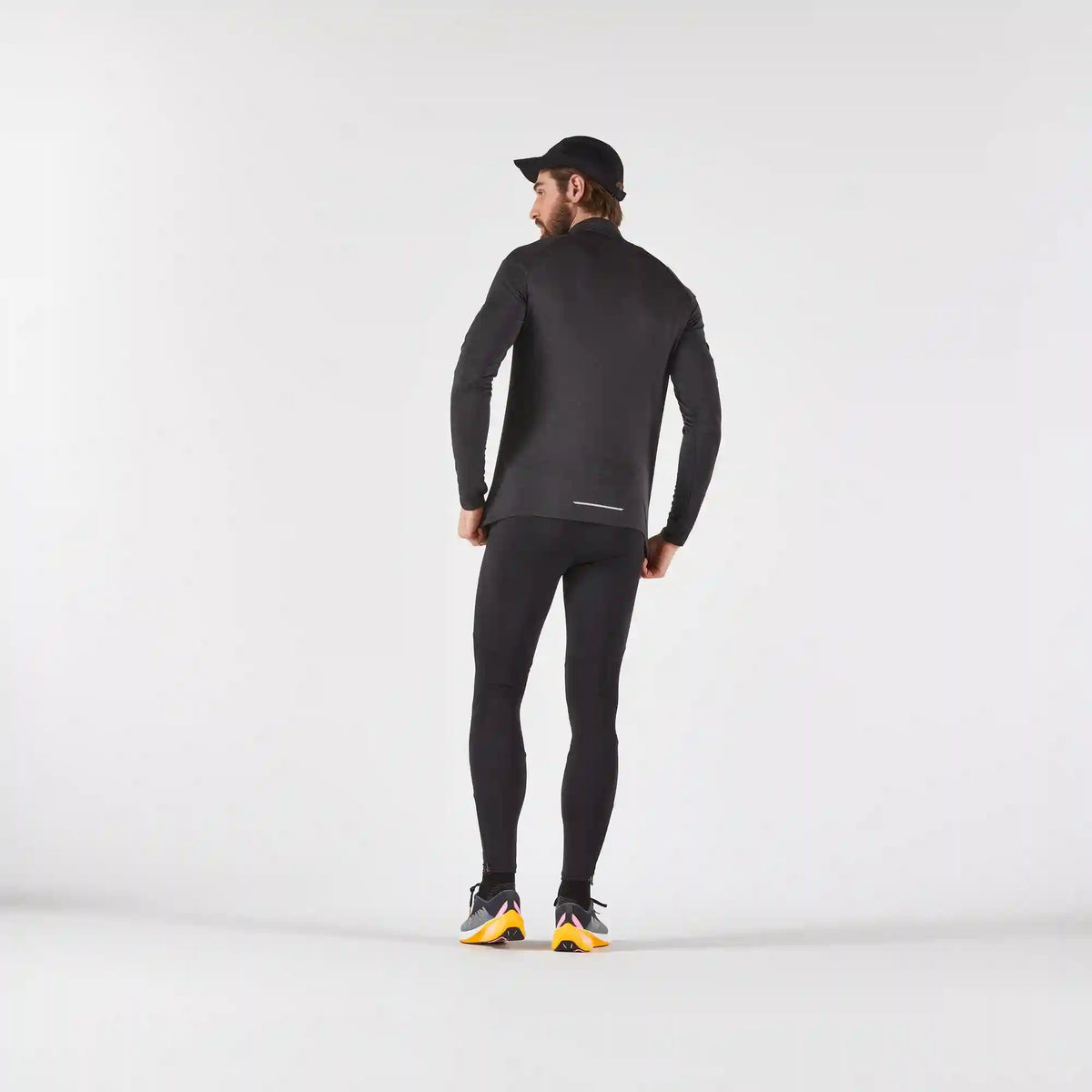 Kiprun Men's 100 Long-Sleeved Half-Zip Running T-shirt