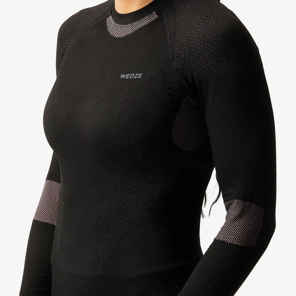 Wedze Women’s BL500 Seamless Ski Base Layer Top