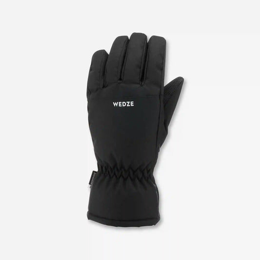 Wedze Kids' 100 Warm Waterproof Ski Gloves
