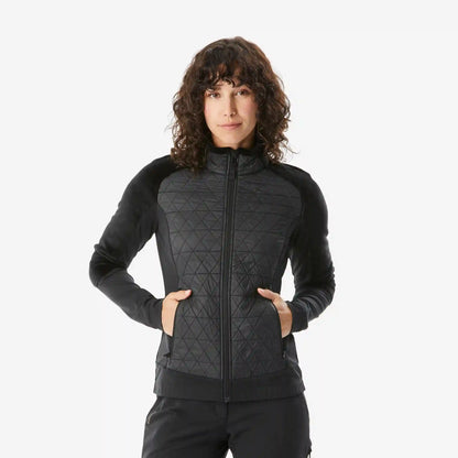 Quechua Women's Warm Hybrid Fleece Hiking Jacket