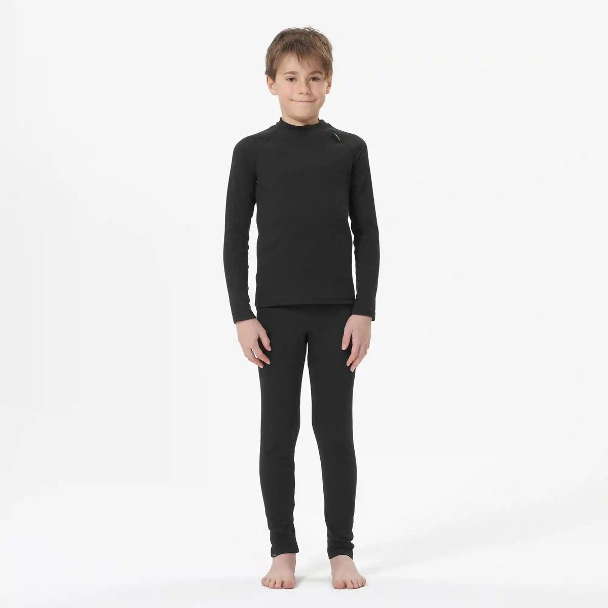 Wedze Kids' BL100 Thermal Ski Base Layer Bottom
