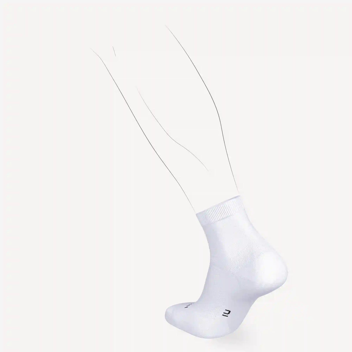 Kiprun Run 500 Thin Breathable Mid Socks 2-Pack