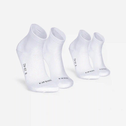 Kiprun Run 500 Thin Breathable Mid Socks 2-Pack