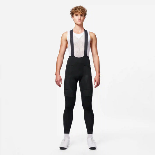 Van Rysel Men's Winter Road Cycling Tights Racer - Black