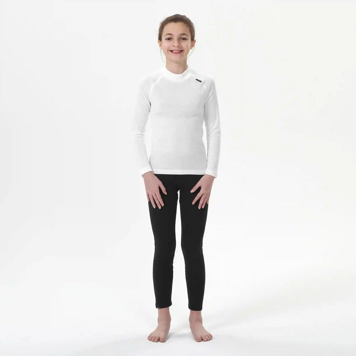 Wedze Kids' BL100 Thermal Ski Base Layer Bottom