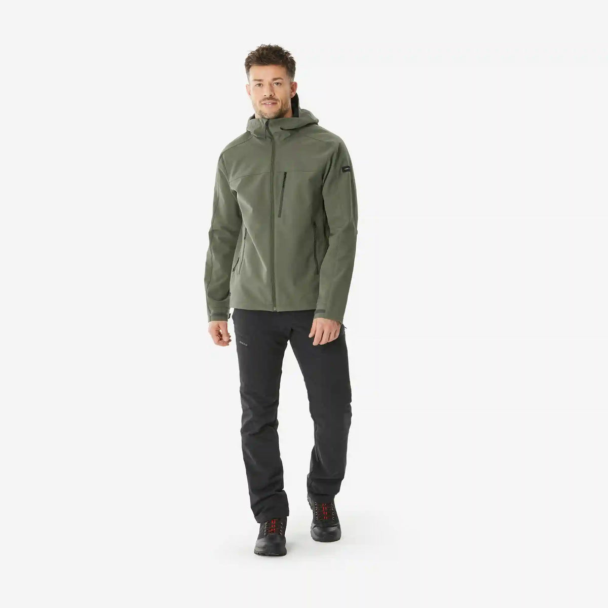 Forclaz Men's 500 Windbreaker Softshell Jacket