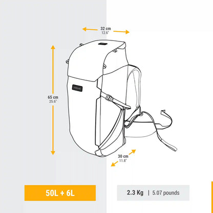 Forclaz Men's Travel 900 50+6 L Backpacking Pack