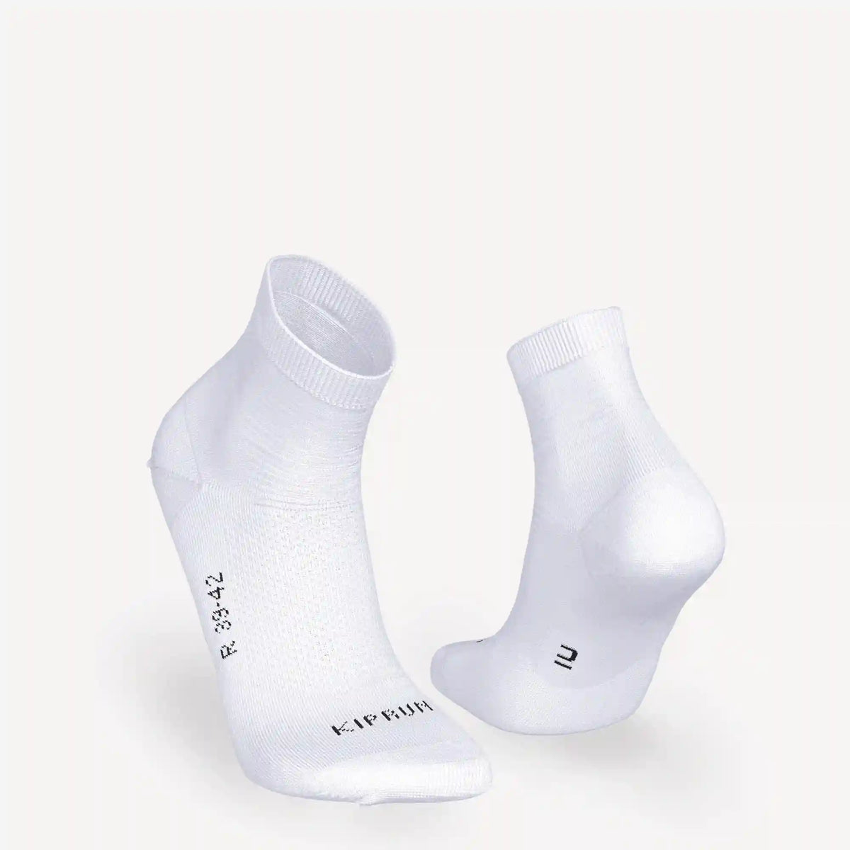 Kiprun Run 500 Thin Breathable Mid Socks 2-Pack