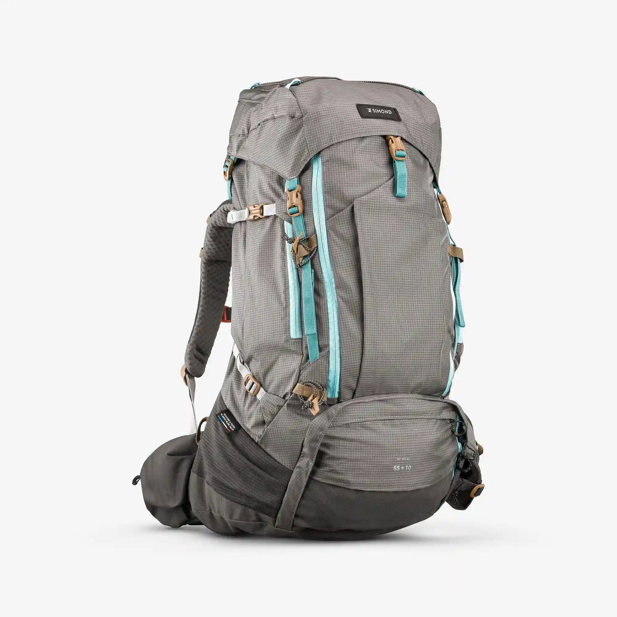 Simond Women's MT500 AIR 55+10L Backpacking Pack