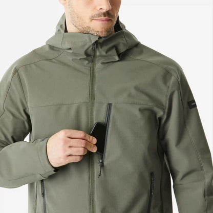Forclaz Men's 500 Windbreaker Softshell Jacket